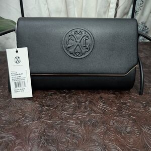 Christian Lacroix Black Smooth Clutch